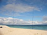 Antenna at low tide
